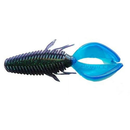 Gambler Stinger Creature Bait (June Bug Blue Tail 4 1/4 inch)