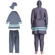 thumbnail image 4 of Ropa deportiva para mujer BLESIY Traje de baño musulmán de cobertura completa Gris 2XL, 4 of 8