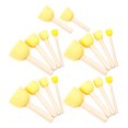 thumbnail image 4 of 30 Pcs Sceaux Éponge Tête de Champignon Graffiti Diy pour Enfants (Jaune), 4 of 8