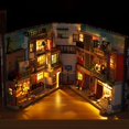 thumbnail image 3 of De Bricolaje De De Construcción De Casa Pequeña Para Adultos Regalos De Cumpleaños Baoblaze  Casa de miniaturas, 3 of 7