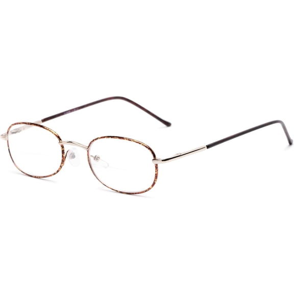 Reading Glasses: The Memphis Bifocal, Metal oval for Men and Women