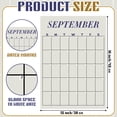 thumbnail image 3 of Calendario de pared grande Fullhawl de 12 x 16 pulgadas, sin fecha, borrado en seco, 3 of 7