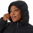 thumbnail image 4 of 32 Degrees Ladies' Power Stretch Hooded Jacket Size: 3X, Color: Cognac, 4 of 14