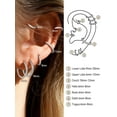 thumbnail image 4 of FaithHeart Silver Hoop Earrings for Women, Hypoallergenic Huggie Hoop Earrings Lightweight Hoops Small Cubic Zirconia CZ Earrings for Granddaughter Christmas Jewelry Gift 12mm, 4 of 10