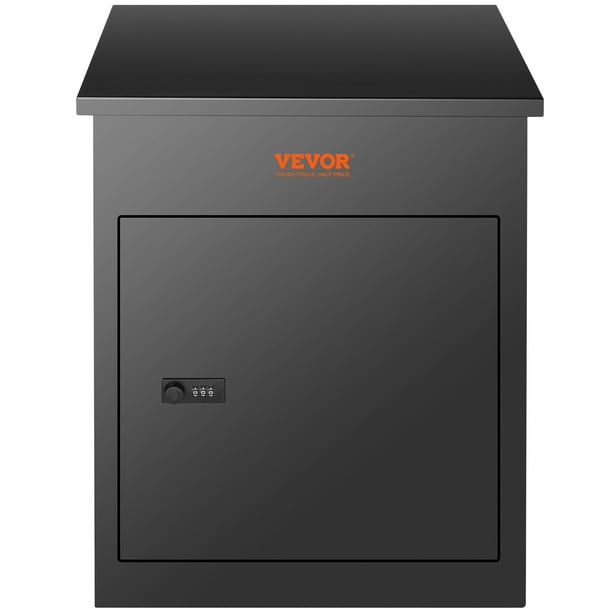 Cajas de entrega de paquetes VEVOR para exterior buzon extra grande con cerradura codificada buzones de acero galvanizado montados en la pared