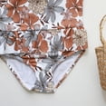 thumbnail image 4 of LYMAYTER Toddler One Piece Swimsuit Baby Girl Ruffle Swimsuit Bikini Tankini Infant Swimwear 6M-8Y, 4 of 6