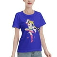 thumbnail image 2 of Women's Basic Short Sleeve T-Shirt Sailor Moon Moon Hare, 2 of 6