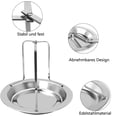 thumbnail image 3 of Soporte para asador de diseño compacto, para asar diversas aves de corral, cocción uniforme, asador de pollo vertical, perfecto para aventuras de cocina al aire libre, base de acero inoxidable de, 3 of 5