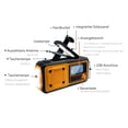 thumbnail image 3 of Multifunctional Hand Crank Solar USB Charging FM AM SW Radios Emergency LED Flashlight Torch 4000mAh Power For Camping ,Handy Bright, 3 of 6