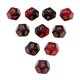 thumbnail image 5 of Dados poliédricos piezas de varios D12 para Dados de juegos de dragones de mazmorras Rojo + negro Hugo Juego de dados TRPG Dice, 5 of 9