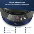 thumbnail image 4 of Elite Gourmet EAF5002N Clamshell Air Fryer Dual Heating Oil-Less Healthy Cooker with 5Qt. Capacity,  1500-Watts, Black, 4 of 9