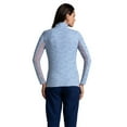thumbnail image 2 of IBKUL Adult Female Landon Stripe II Print Long Sleeve Mock Neck Top, Color: Ink/White, Size: XL, 2 of 4