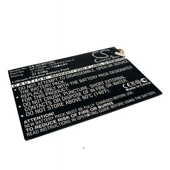 7300mAh Acer AP12D8K 1ICP4/83/103-2 Battery for Acer Iconia A3-A11 Iconia W510-1674 Iconia A3-A10