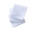 thumbnail image 1 of BonjourMrsMr Solid White Cotton Pocket Square 3-Pk Set, 1 of 10