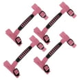 thumbnail image 1 of Mangos de agarre para barra de rodillo para Jeep Wrangler 1987-2021, soporte de mango de nylon rosa, 4 piezas, 1 of 6