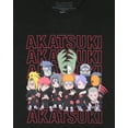 thumbnail image 2 of Naruto Shippuden Men's Akatsuki Criminal Organization Chibi T-Shirt, 2 of 3