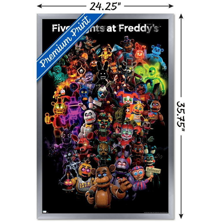 Five Nights at Freddy's: Special Delivery - Collage Wall Poster
