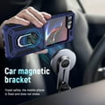 thumbnail image 5 of Case for Z Flip 5 Phone Case Samsung Galaxy Z Flip 5 5g Case, with 360° Rotate Magnetic Ring Stand Heavy Duty Protective Cover for Galaxy Z Flip 5 Blue Case, 5 of 12
