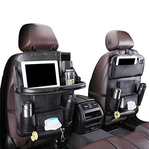 car back seat organizer with foldable