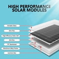 thumbnail image 2 of Ventilation 4Inch High-Speed Solar Silent Fan A, 2 of 5