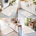 thumbnail image 4 of Entryway Rug 2'x3', Beige White Starfish Coastal Kitchen Runner Rugs Non-Slip Carpet Mats, Nautical Summer Ocean Abstract Art Bedside Rugs Runners Washable Floor Carpet for Bathroom Laundry Room, 4 of 8