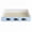 Blue, variant on 1-Pack Disposable Cat Litter Box with Scoop, Foldable Portable Travel Cardboard Litter Tray for Cats