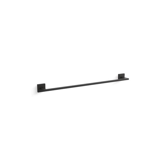 Open Box Kohler 23285-BL 24 in. Genuine OEM Towel Bar - Matte Black