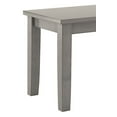 thumbnail image 2 of Lexington 6-Piece Dining Set with 60 Dining Table, Bench and 4 Ladder Back Chairs, Antique Grey, 2 of 12