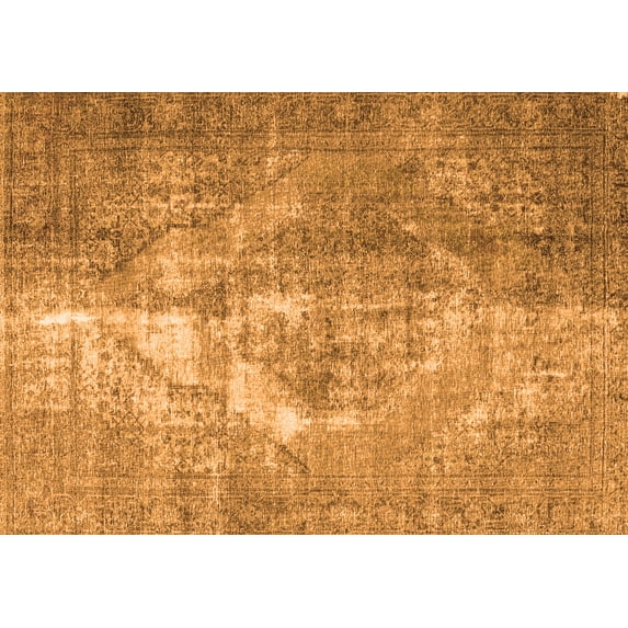 Ahgly Company Indoor Rectangle Persian Orange Traditional Area Rugs, 4' x 6'