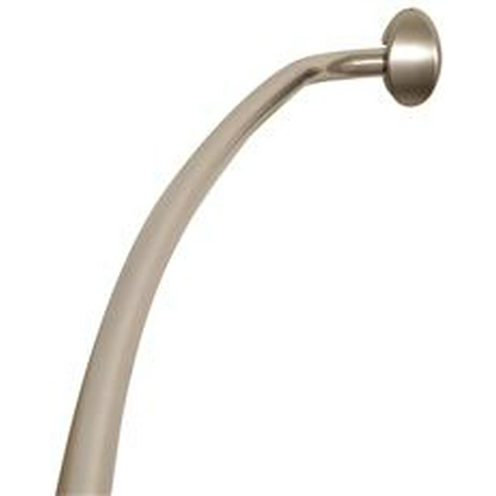 Premier Neverrust Adjustable Curved Shower Rod, Concealed Mount, 4472