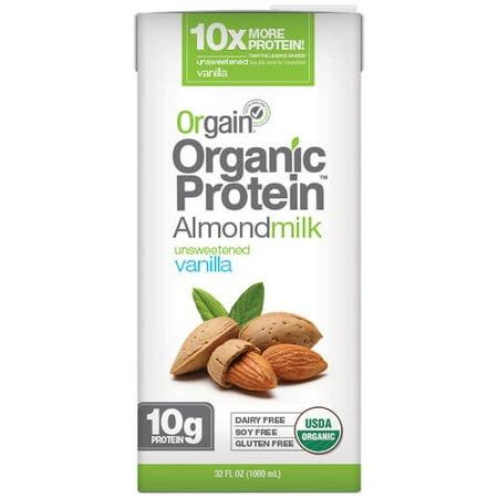 Orgain Unsweetened Vanilla Almond Milk - 32 fl oz