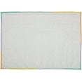 thumbnail image 2 of Mina Victory Plush 36x48" Cotton Embroidered Rainbow Quilt in Multi-Color, 2 of 4