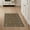 Gray Burnt Orange, Pattern 2, variant on ODIKA 2'x3' Washable Doormat Non-Slip, Low Pile Zoo Tone Wildlife Groups Elephants Monkeys Giraffes Classroom for Entryway, Kitchen, Laundry Room