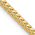 thumbnail image 3 of 14K Yellow Gold 5.5mm Solid Miami Cuban Chain Necklace Size 22, 3 of 4