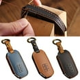 thumbnail image 3 of Leather Remote Car Key Cover Case Fob Case Cover for Kia EV6 7 Keys 2022 Auto Accessories, 3 of 10