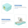 thumbnail image 7 of Jewelry Organizer Travel Jewelry Box Travel Jewelry Organizer and Storage Small Jewelry Organizer Box for Girls Women with Mirror, Blue, 7 of 7