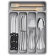 thumbnail image 1 of Bandeja organizadora de cajones Lifewit Silverware con 5 compartimentos, color gris, 1 of 8