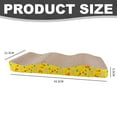 thumbnail image 2 of Tapis de Grattage pour Chat, Grattoir Réversible en Carton Grand Canapé-Lit Moderne avec Cataire (Pack de 2), 2 of 5