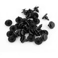 thumbnail image 3 of Sturdy 30 Pcs Black Plastic Rivets Fasteners for Car Fender Bumper Pin, 3 of 6