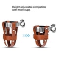 thumbnail image 5 of Leather Road Bike Beverage Holder Bicycles Water Bottles Cup Holder Bike Coffee Drink Cup Holder Easily to Install, 5 of 9