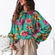 thumbnail image 2 of Camiseta de manga larga con cuello redondo y manga de muñeca para mujer de primavera y otoño Pompotops  FGAJ7197, 2 of 8