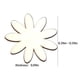 thumbnail image 3 of Xihbxyly Calcomanías de Flores de Madera, 50 Piezas de Adornos Diy Sin Terminar, Materiales Creativos para Manualidades, Madera Duradera, Decoración para Bodas y Fiestas, Diseño Personalizable y Pint, 3 of 7