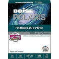 thumbnail image 2 of BOISE POLARIS Premium Laser Paper, 8.5" x 11" Letter, 98 Bright White, 24 lb., 1 Ream (500 Sheets), 2 of 2