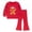 Red-B, variant on Enyan Toddler Girl Christmas Outfit Fall Winter Clothes Long Sleeve Crewneck Top and Legging Pant 2Pcs Set