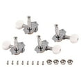 thumbnail image 2 of letairis Ukulele String Tuning Pegs Metal Plastic Locking Tuners Machines Têtes Pièces d'Instrument Semi-Fermées à Engrenage Ouvert Nacre Blanche, 2 of 6