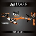 thumbnail image 3 of Attack Graphics Custom Renegade Complete Bike Graphics Kit for KTM 250 SX-F Factory Edition 2016, 3 of 3