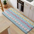 thumbnail image 5 of Pioneer Flower Floral Print Pattern Kitchen Rug Mat,Kitchen Runner Rugs Non Skid Washable,Decorative Kitchen Floor Mats for Kitchen,Sink,Laundry,17"x47.2", 5 of 7