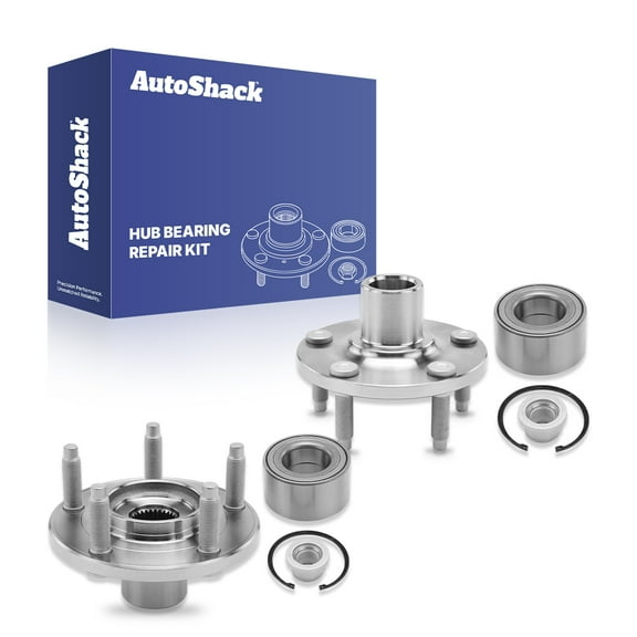 AutoShack Front Wheel Bearing Hub Assembly Repair Kit | Replacement for 2007-2010 Ford Edge 2007-2010 Lincoln MKX | 2-PC
