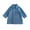 Blue, variant on FAIWAD Toddler Girls Woolen Dress Coat Warm Jacket Long Sleeve Button Trench Coat Kids Peacoat Outwear Clothes 2-7Y