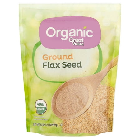 Flax Seed Gluten Free - Great Value Organic Ground Flax Seed, 2 lbs